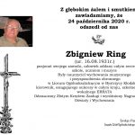 Zbigniew Ring nekrolog